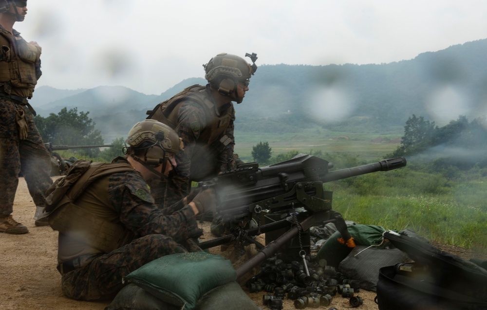 U.S. Marines Fire Crew Served Weapons During Korea Viper 24.2