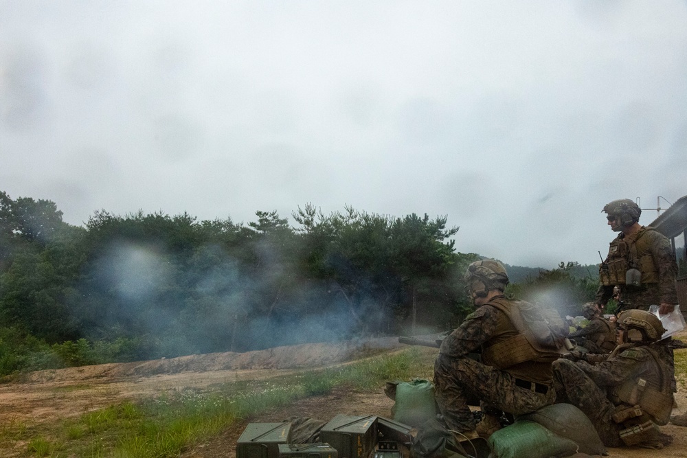 U.S. Marines Fire Crew Served Weapons During Korea Viper 24.2