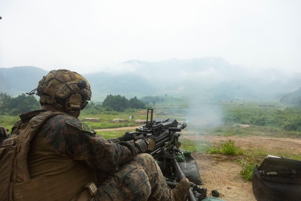 U.S. Marines Fire Crew Served Weapons During Korea Viper 24.2