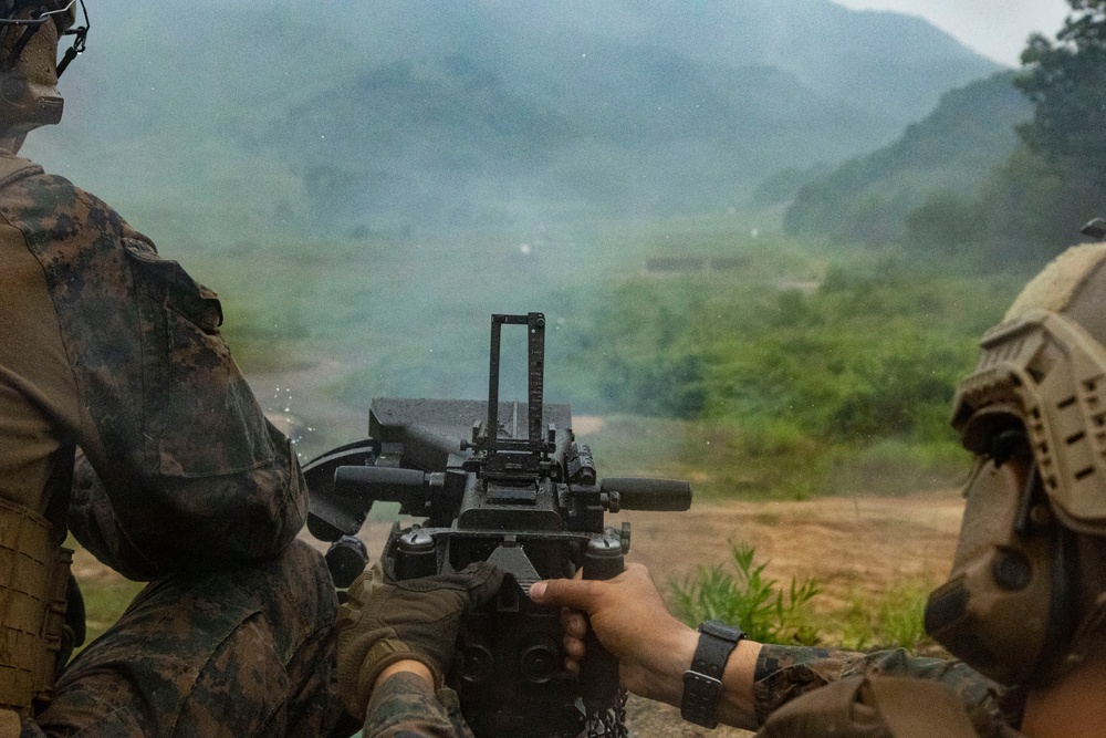 U.S. Marines Fire Crew Served Weapons During Korea Viper 24.2