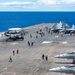 USS Ronald Reagan (CVN76) Sailors conduct flight deck operations