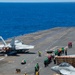 USS Ronald Reagan (CVN76) Sailors conduct flight deck operations