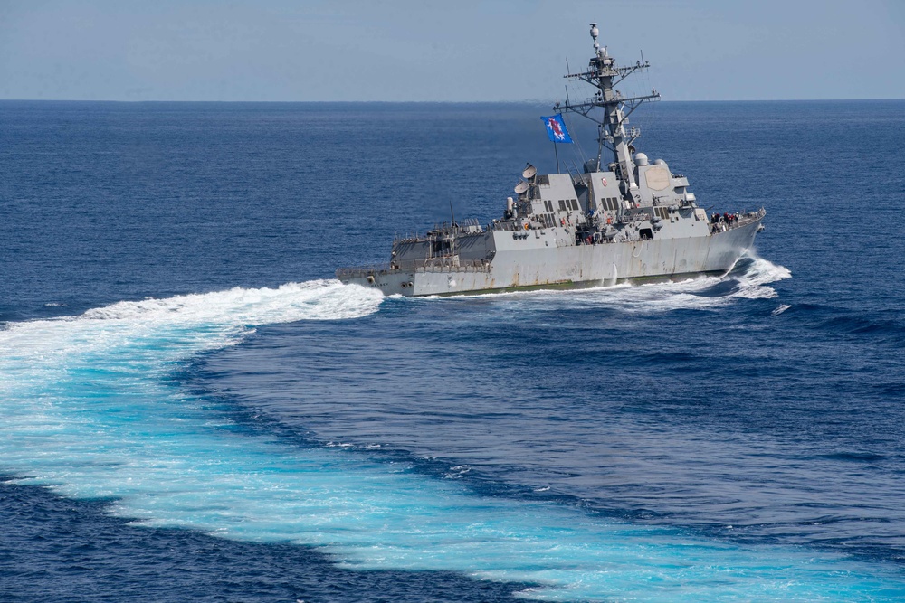 Halsey Refuels at Sea