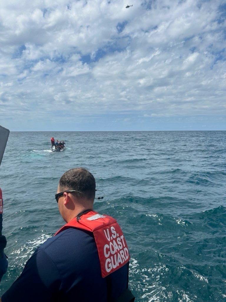 Coast Guard rescues 5 after vessel capsizes 11 miles off Mayport