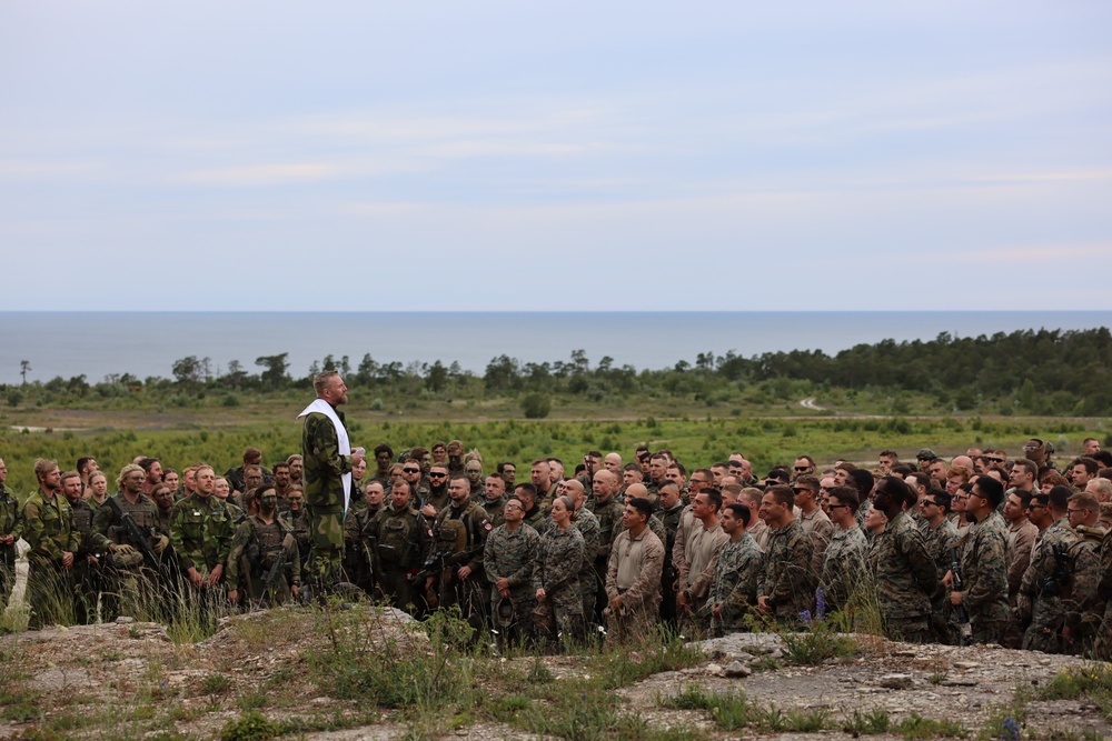 Joint Warriors Night on Gotland Island