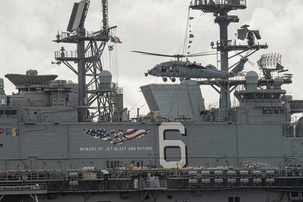 Helicopter Sea Combat Squadron (HSC) 25 Embarks Aboard USS America (LHA6)