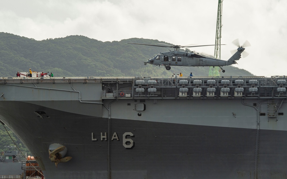 Helicopter Sea Combat Squadron (HSC) 25 Embarks Aboard USS America (LHA6)