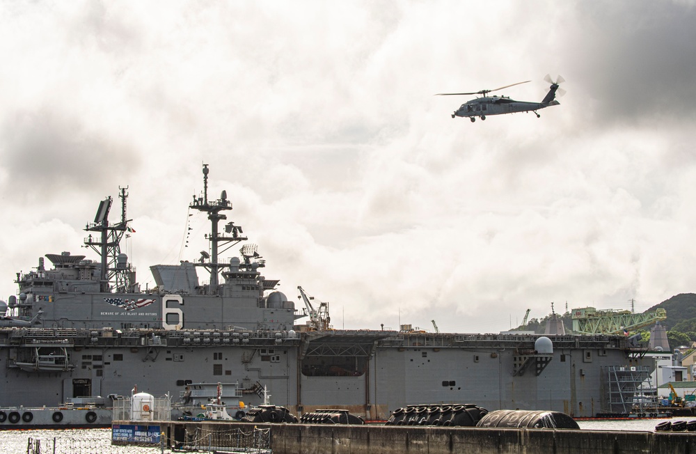 Helicopter Sea Combat Squadron (HSC) 25 Embarks Aboard USS America (LHA6)