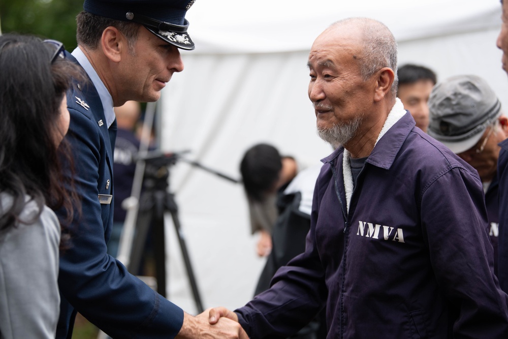 Paying Respects: 374 AW, 515 AMOW, JASDF honor the fallen in B-29 Memorial Ceremony