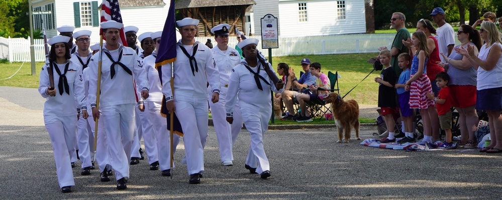 NWS Yorktown participates in annual 4th of July Parade in historic Yorktown