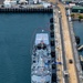 RIMPAC 2024: Aerial view of KD Lekiu moored at Pearl Harbor