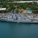 RIMPAC 2024: Aerial view of USS William P. Lawrence, USS Frank E. Petersen moored at Pearl Harbor