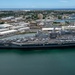 RIMPAC 2024: Aerial view of USS Carl Vinson moored at Pearl Harbor