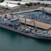 RIMPAC 2024: Aerial view of HMNZS Aotearoa moored at Pearl Harbor