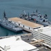 RIMPAC 2024: Aerial view of HMAS Sydney, HMNZS Aotearoa moored at Pearl Harbor