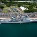 RIMPAC 2024: Aerial view of USS Princeton moored at Pearl Harbor