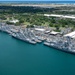 RIMPAC 2024: Aerial view of ships moored at Pearl Harbor