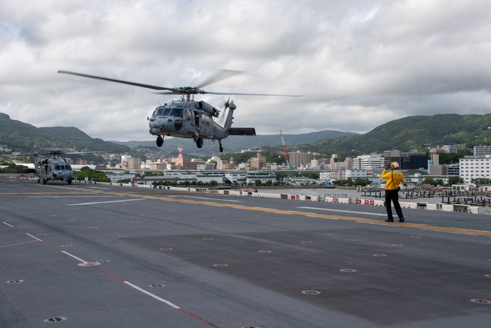 Helicopter Sea Combat Squadron (HSC) 25 Embarks Aboard USS America (LHA6)