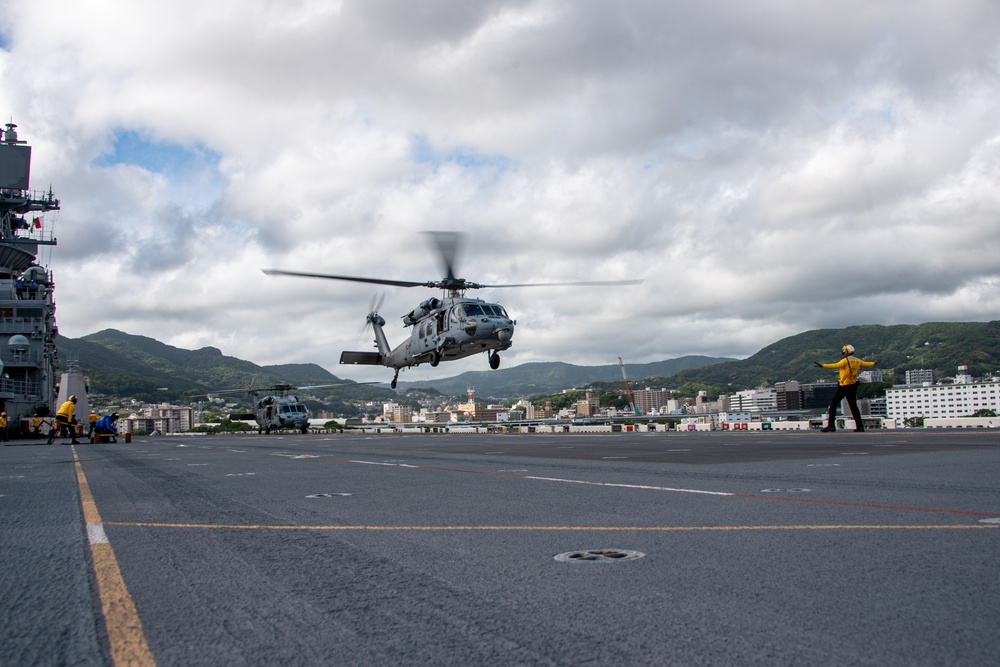 Helicopter Sea Combat Squadron (HSC) 25 Embarks Aboard USS America (LHA6)