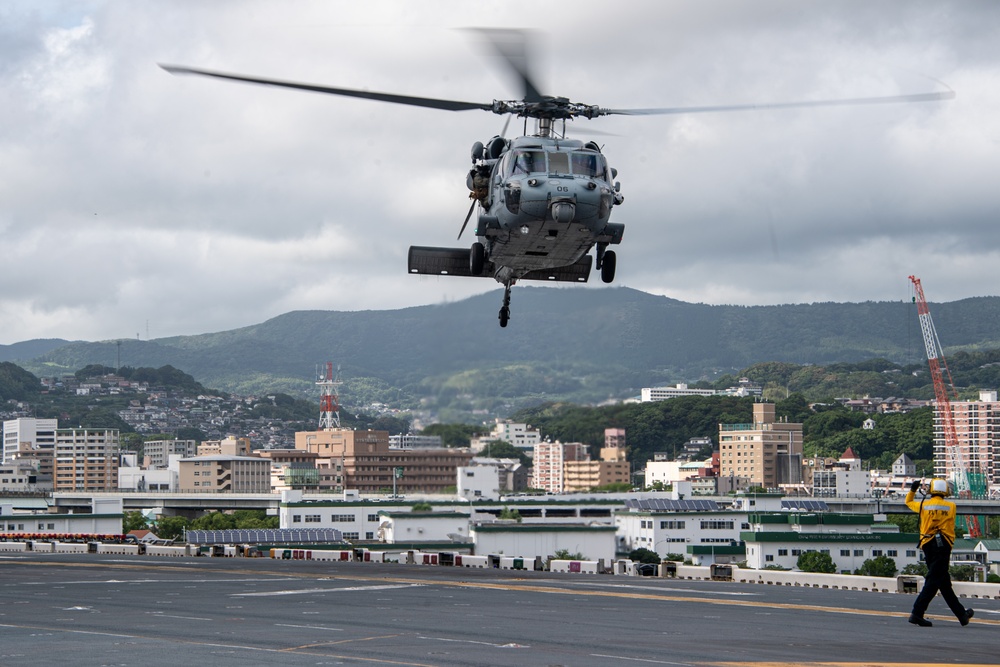 Helicopter Sea Combat Squadron (HSC) 25 Embarks Aboard USS America (LHA6)