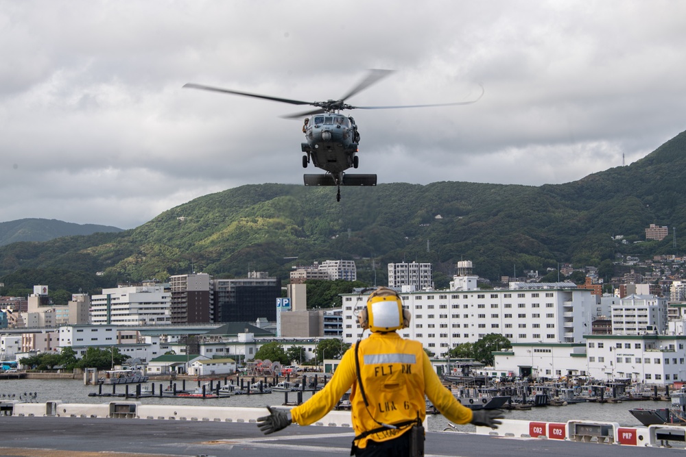 Helicopter Sea Combat Squadron (HSC) 25 Embarks Aboard USS America (LHA6)