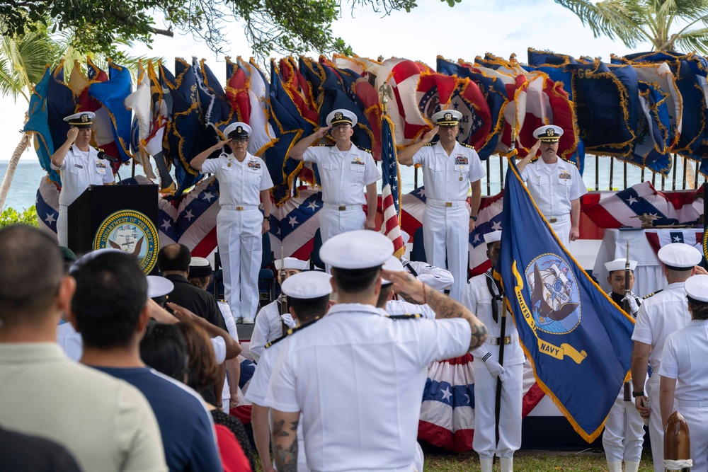 NSF Diego Garcia Change of Command 2024