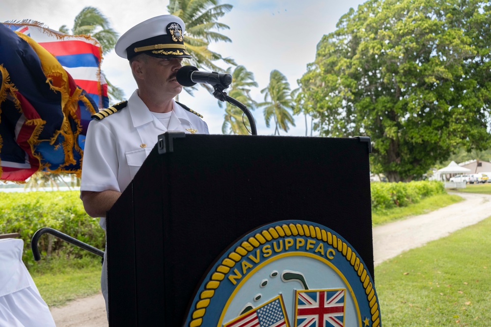 NSF Diego Garcia Change of Command 2024