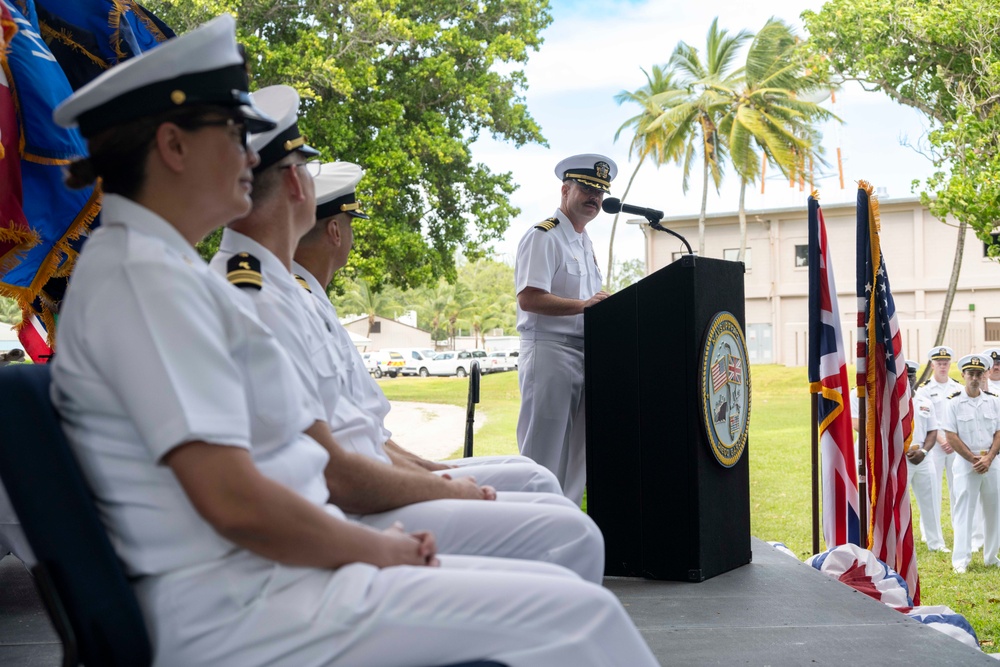 NSF Diego Garcia Change of Command 2024