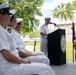 NSF Diego Garcia Change of Command 2024