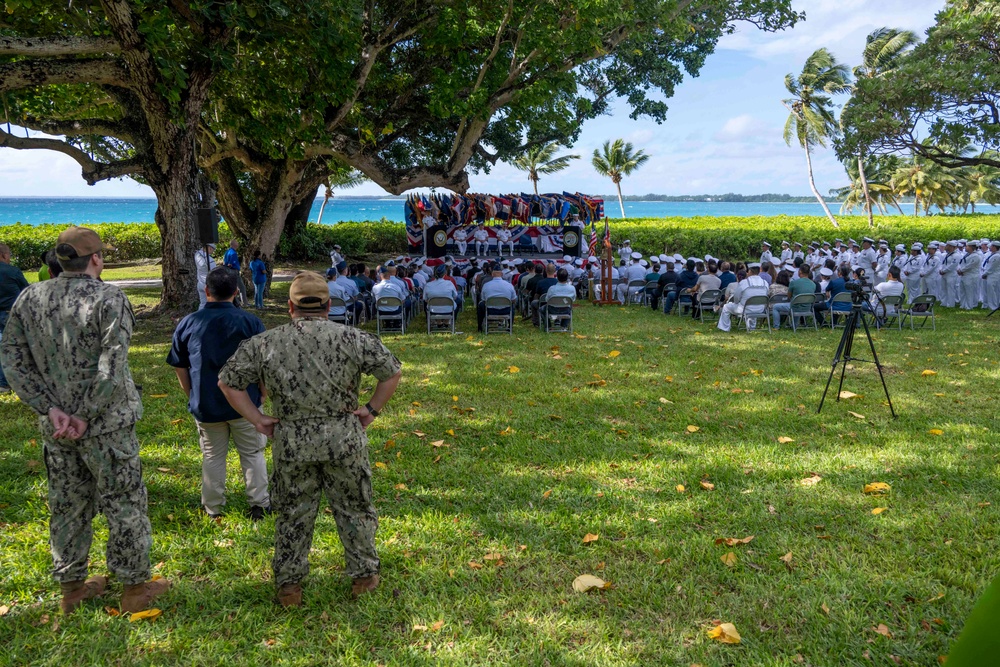 NSF Diego Garcia Change of Command 2024