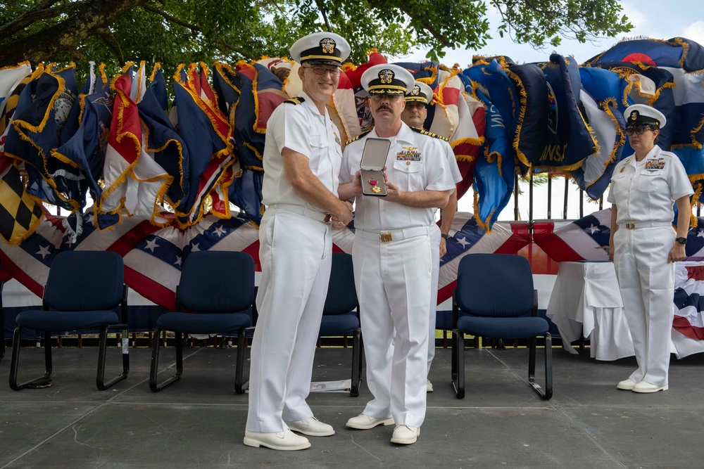 NSF Diego Garcia Change of Command 2024