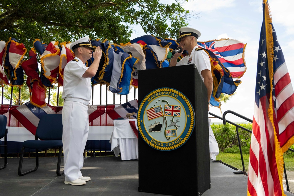 NSF Diego Garcia Change of Command 2024