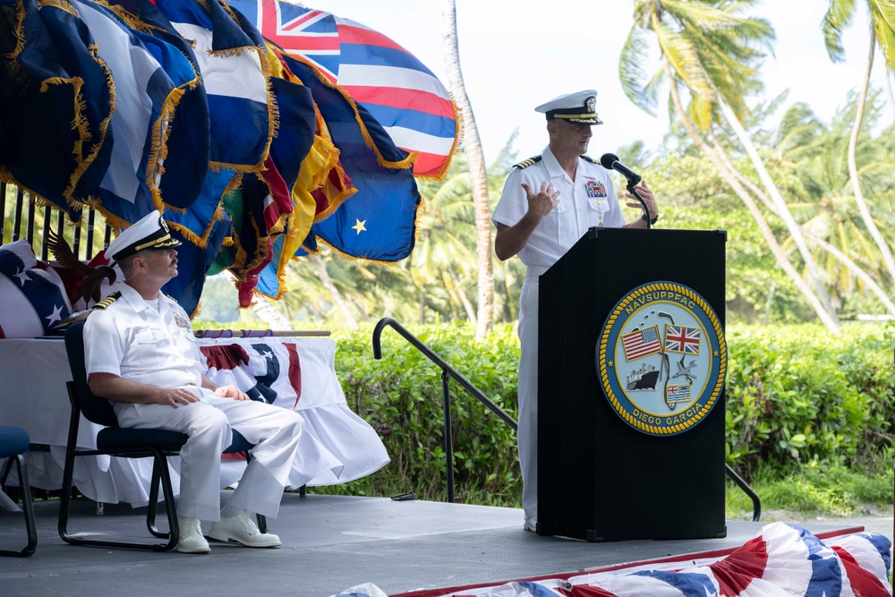 NSF Diego Garcia Change of Command 2024