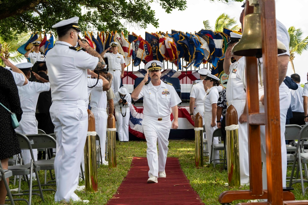 NSF Diego Garcia Change of Command 2024