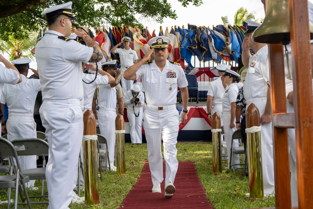 NSF Diego Garcia Change of Command 2024