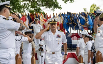 U.S. Naval Support Facility Diego Garcia Change of Command Ceremony 2024