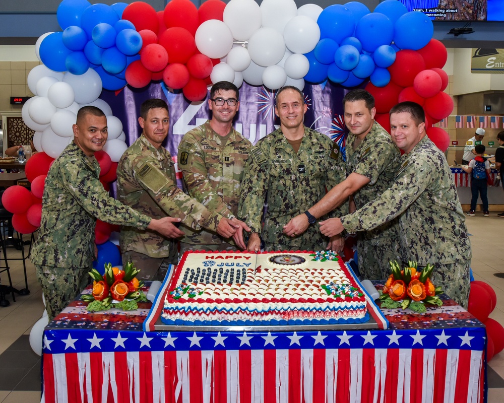 Blue Jacket Bistro Celebrates Independence Day Aboard NSA Bahrain