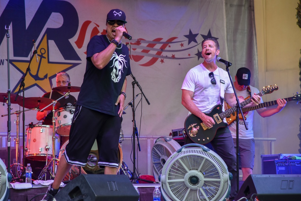 Superunknown Performs Independence Day Concert Aboard NSA Bahrain
