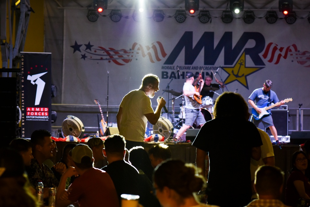 Superunknown Performs Independence Day Concert Aboard NSA Bahrain