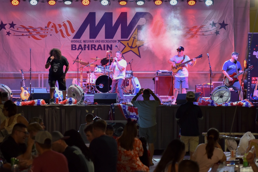 Superunknown Performs Independence Day Concert Aboard NSA Bahrain