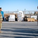 332d Expeditionary Logistics Readiness Squadron conduct an open ranks inspection while deployed