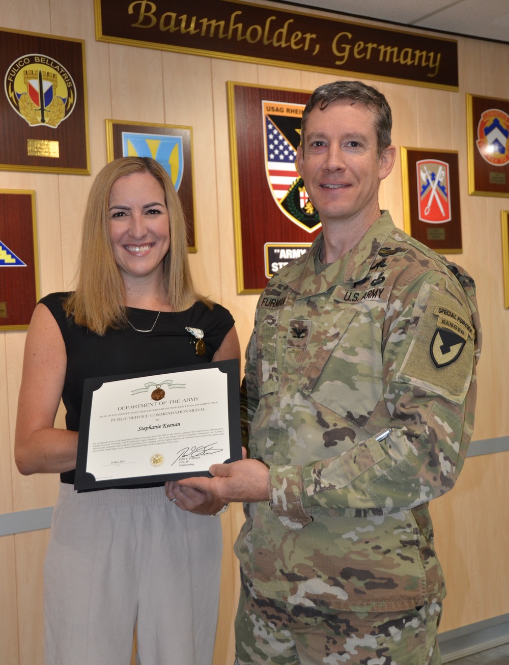 USAG Rheinland-Pfalz commander shares heartfelt farewell with employees