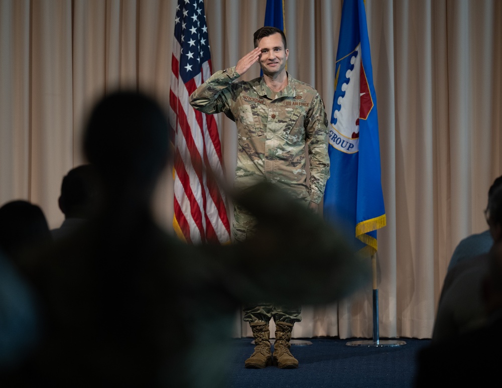 CPTS commander renders first salute