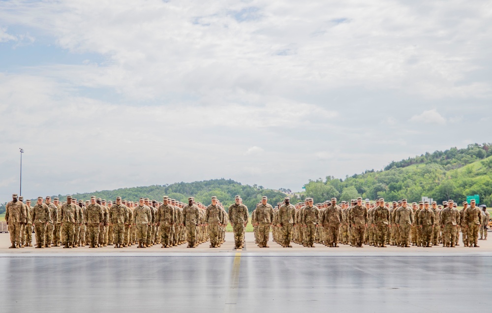 Combat Aviation Brigade Redeployment