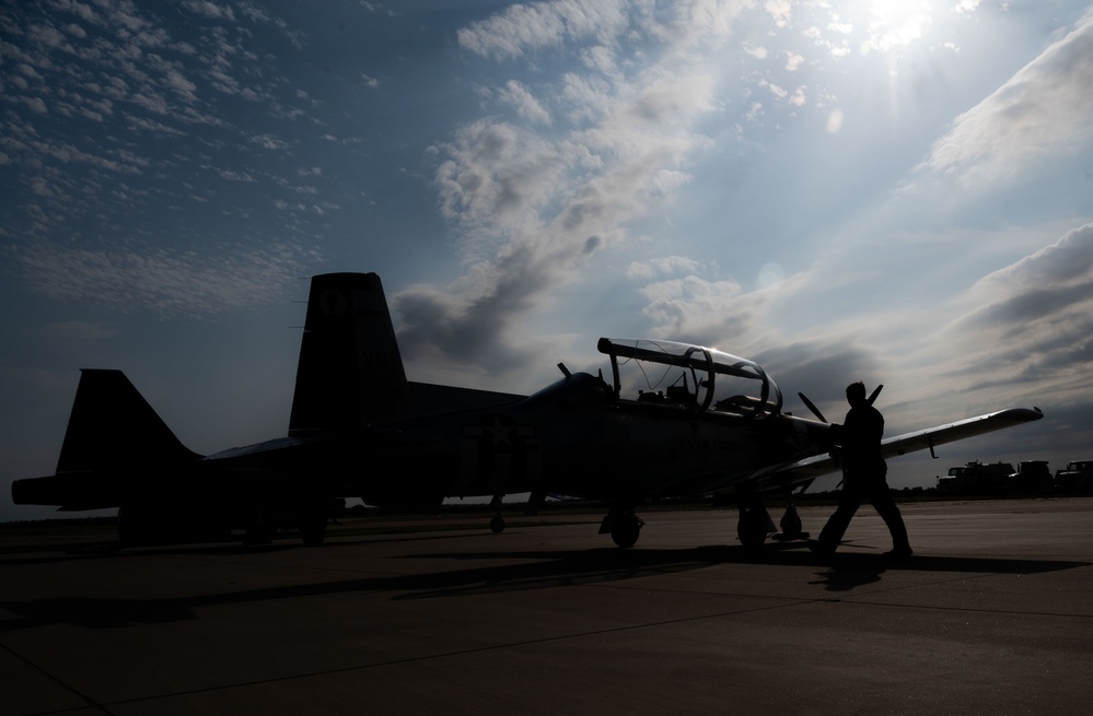 Team Vance and Enid Partner for Independence Day Flyover