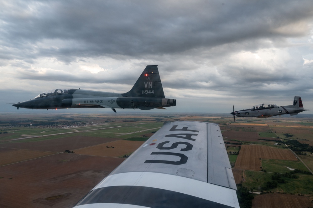 Team Vance and Enid Partner for Independence Day Flyover