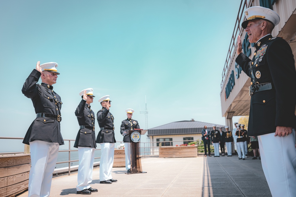 Commandant, Gen. Smith, Attends Merchant Marine Academy Commencement Ceremony