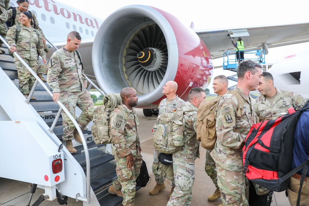 HHB, 31st Returns from CENTCOM Deployment