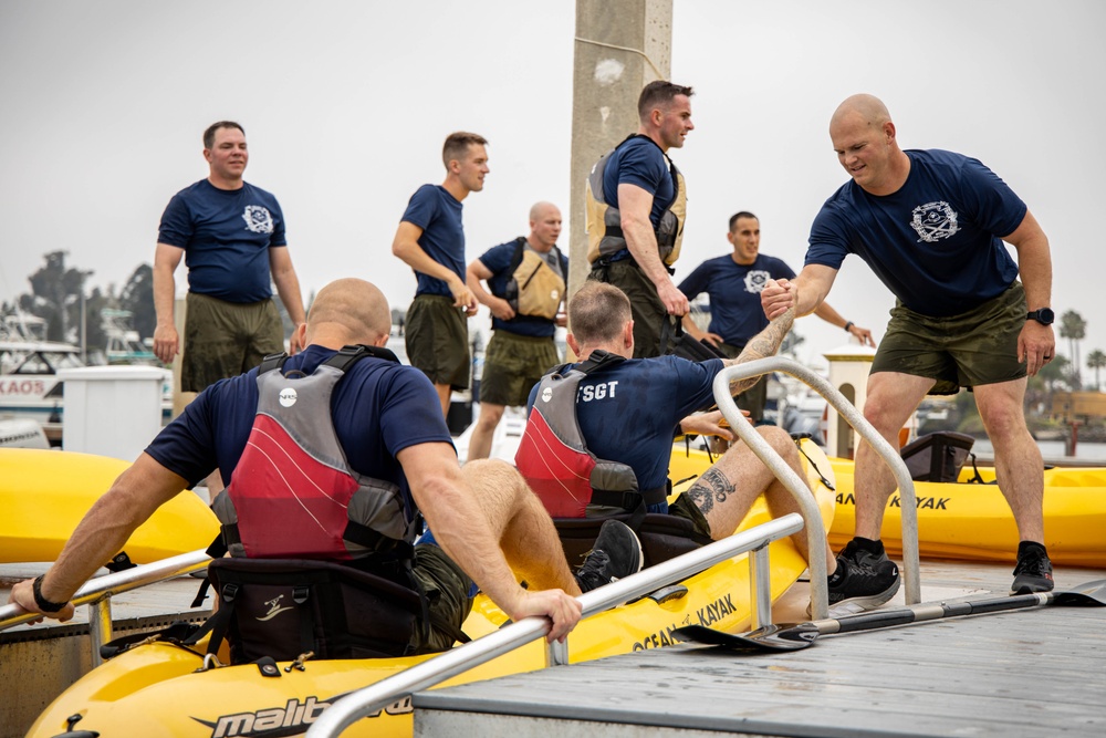 Kayak Team-Building Event With 3rd Recruit Training Battalion