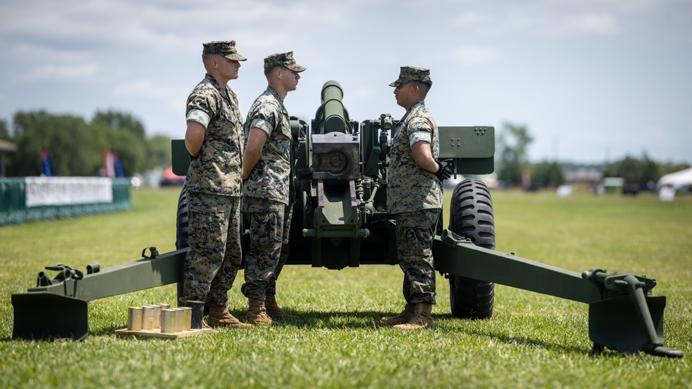 For Those About To Rock: 2d MARDIV Independence Day 21-Gun Salute